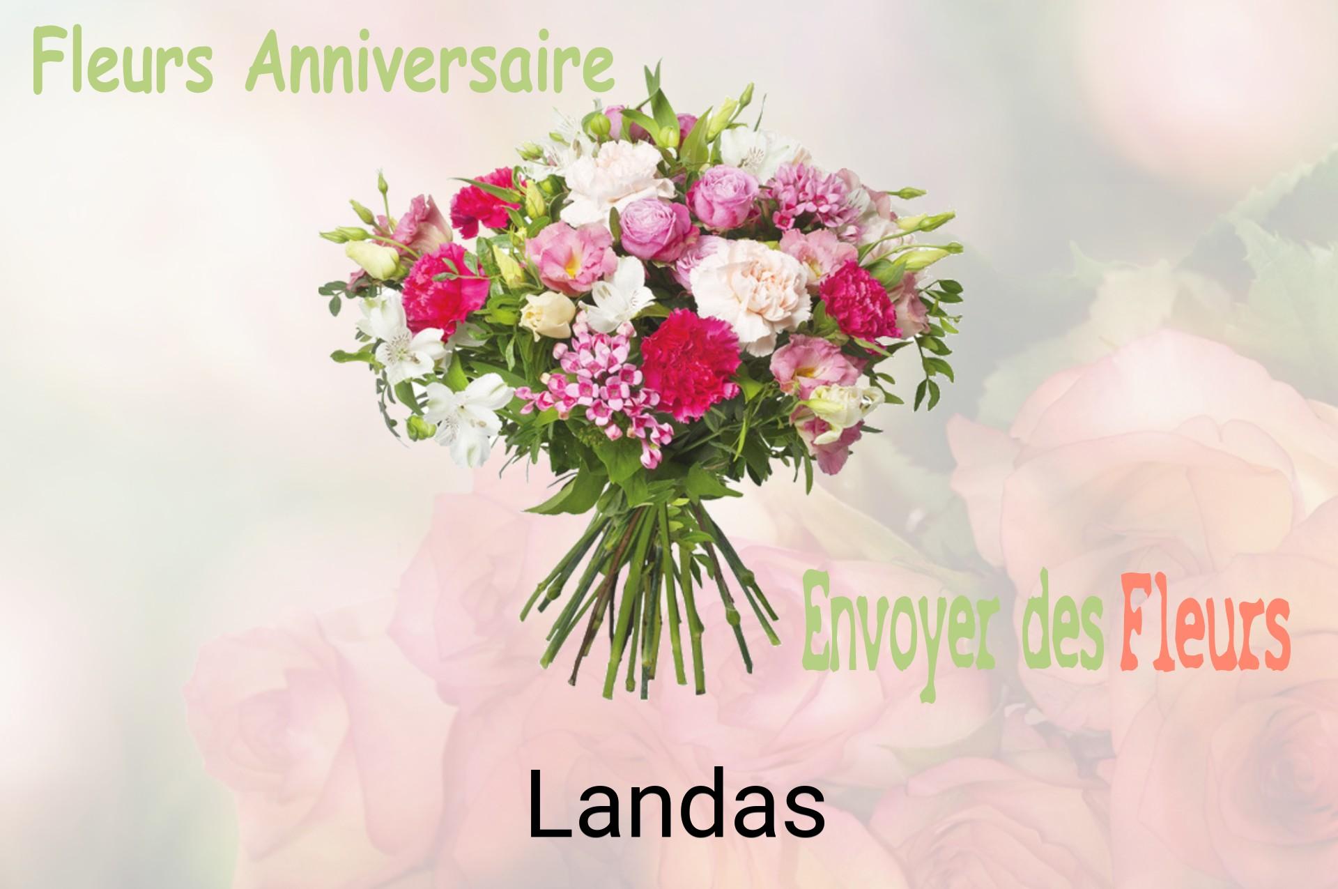 Bouquet de fleurs d’anniversaire livré à Landas